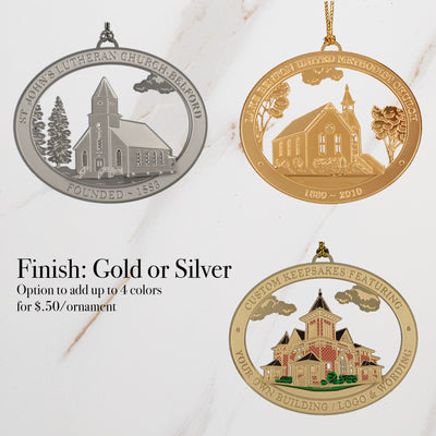 Gold or Silver Ornament